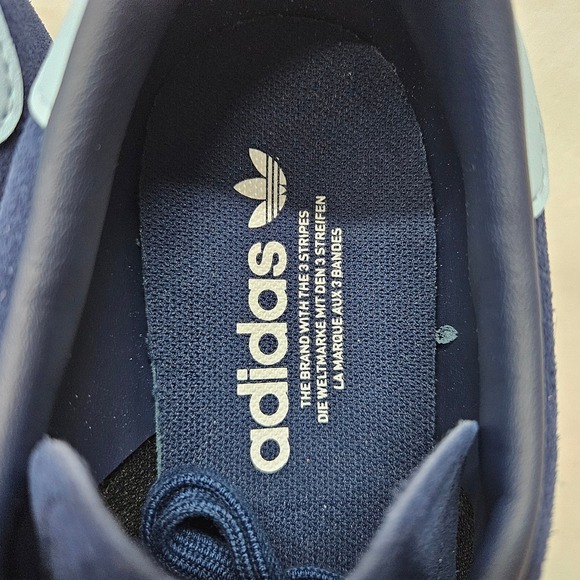 Adidas Stadt Casual Sneakers JQ9008 Night Indigo Clear Sky Gum Men's Size 7.5 - Picture 9 of 10